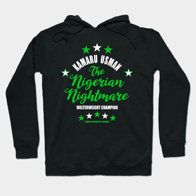 Kamaru The Nigerian Nightmare Usman Hoodie by SavageRootsMMA